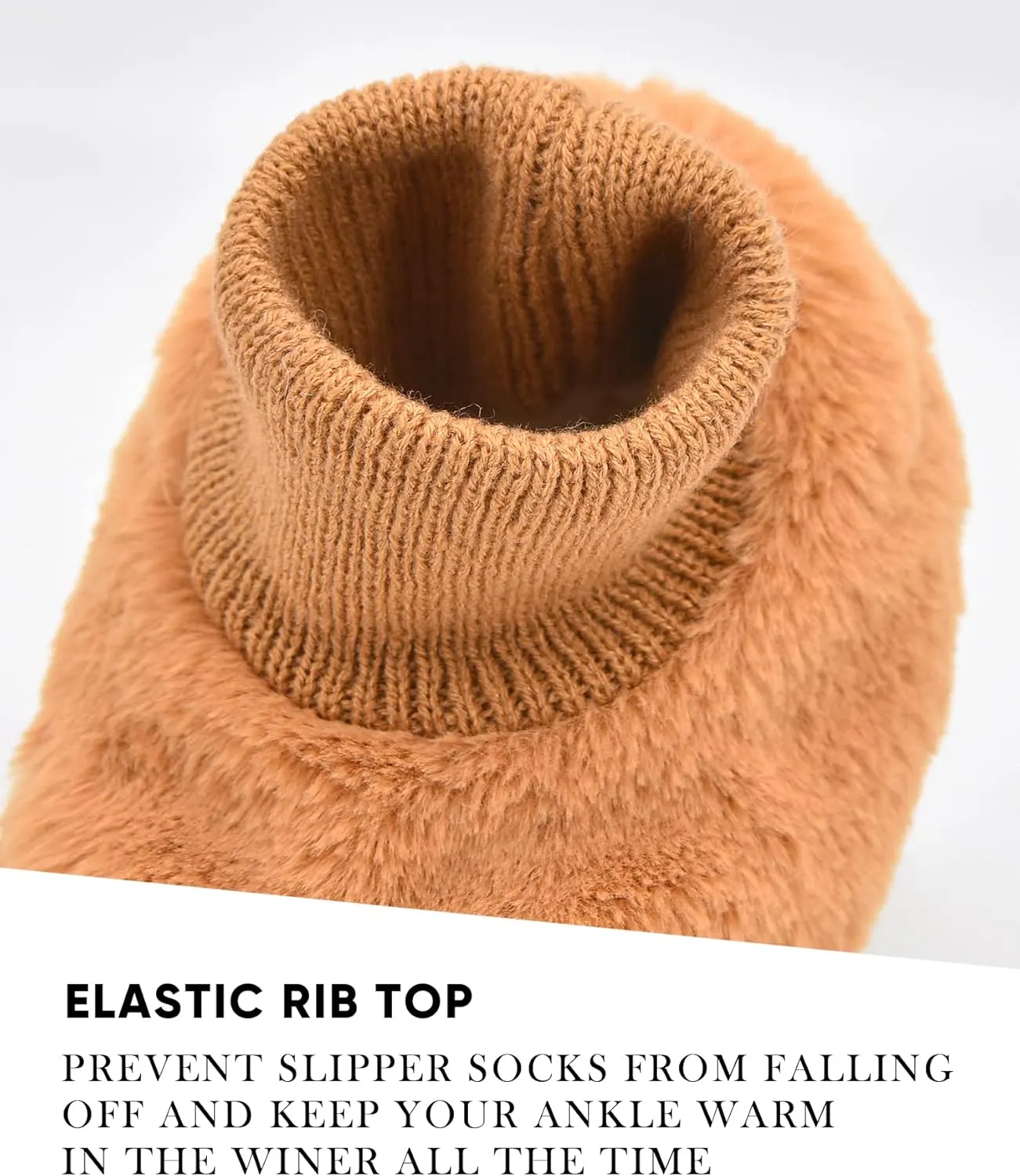 DICUIRD Slipper Socks with Grippers for Women,Winter Cozy&Comfy Boot Slippers for Women