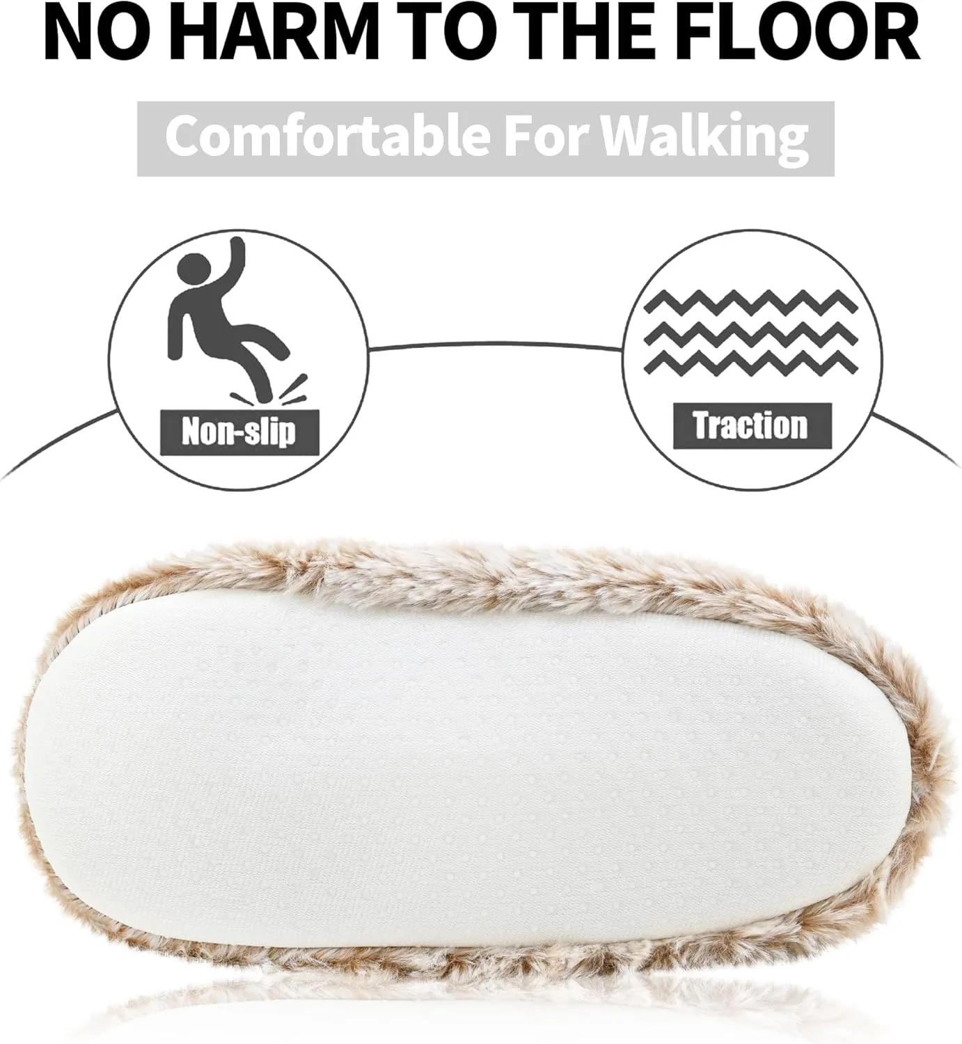 DICUIRD Womens Slipper Socks Low Cut Comfy&Warm Animal Non-skid Bedroom Slippers