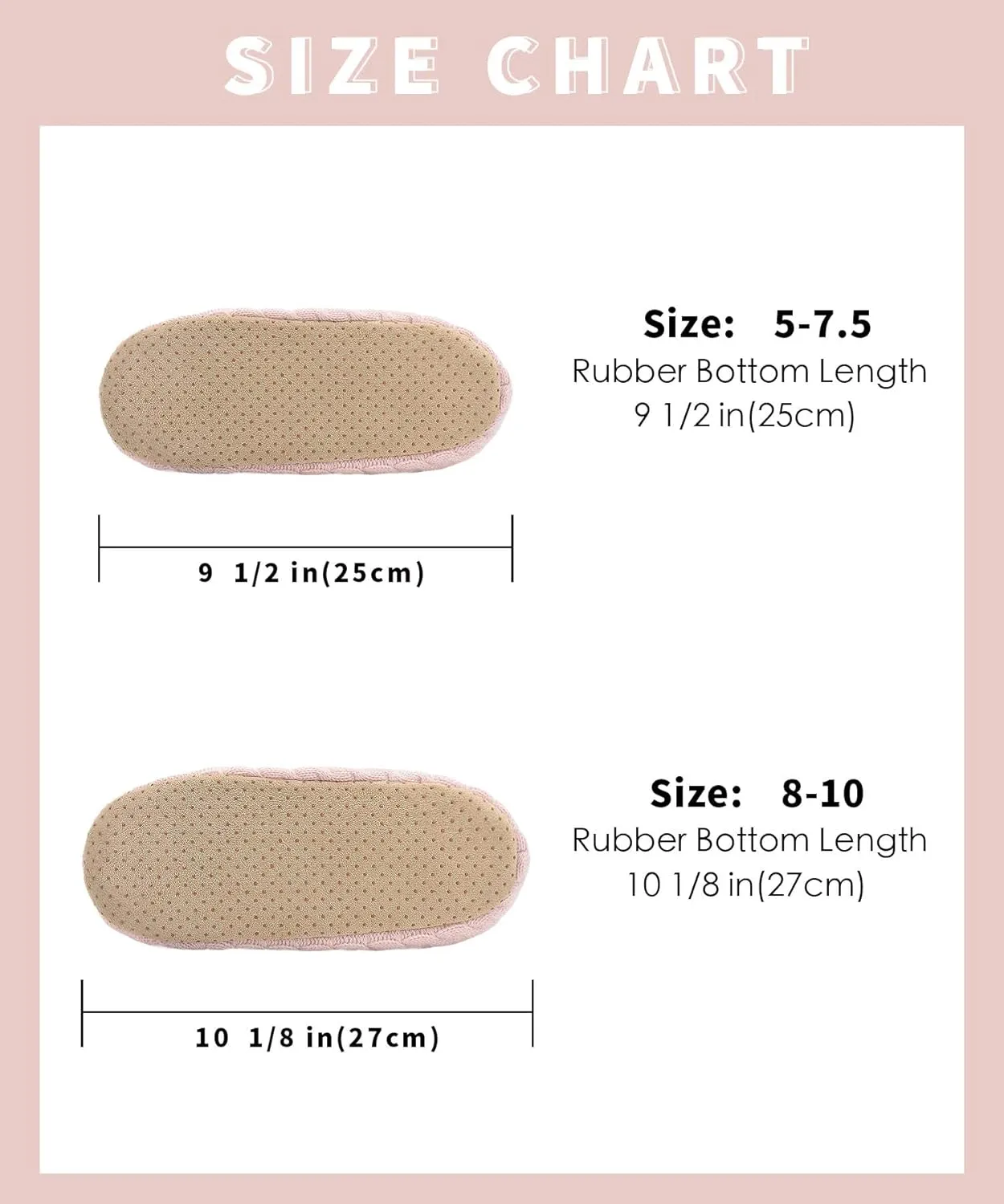 DICUIRD Womens Thick & Warm Slipper Socks with Grippers - Knit House Slippers