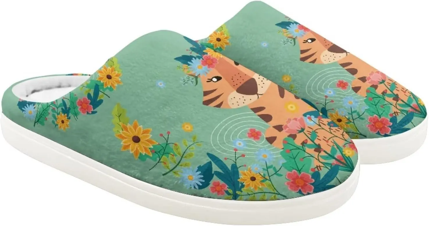 DISNIMO Boys Girls Toddler House Slippers,Kids Warm Slip On Home Slippers Cute Winter Nonslip Indoor Slippers