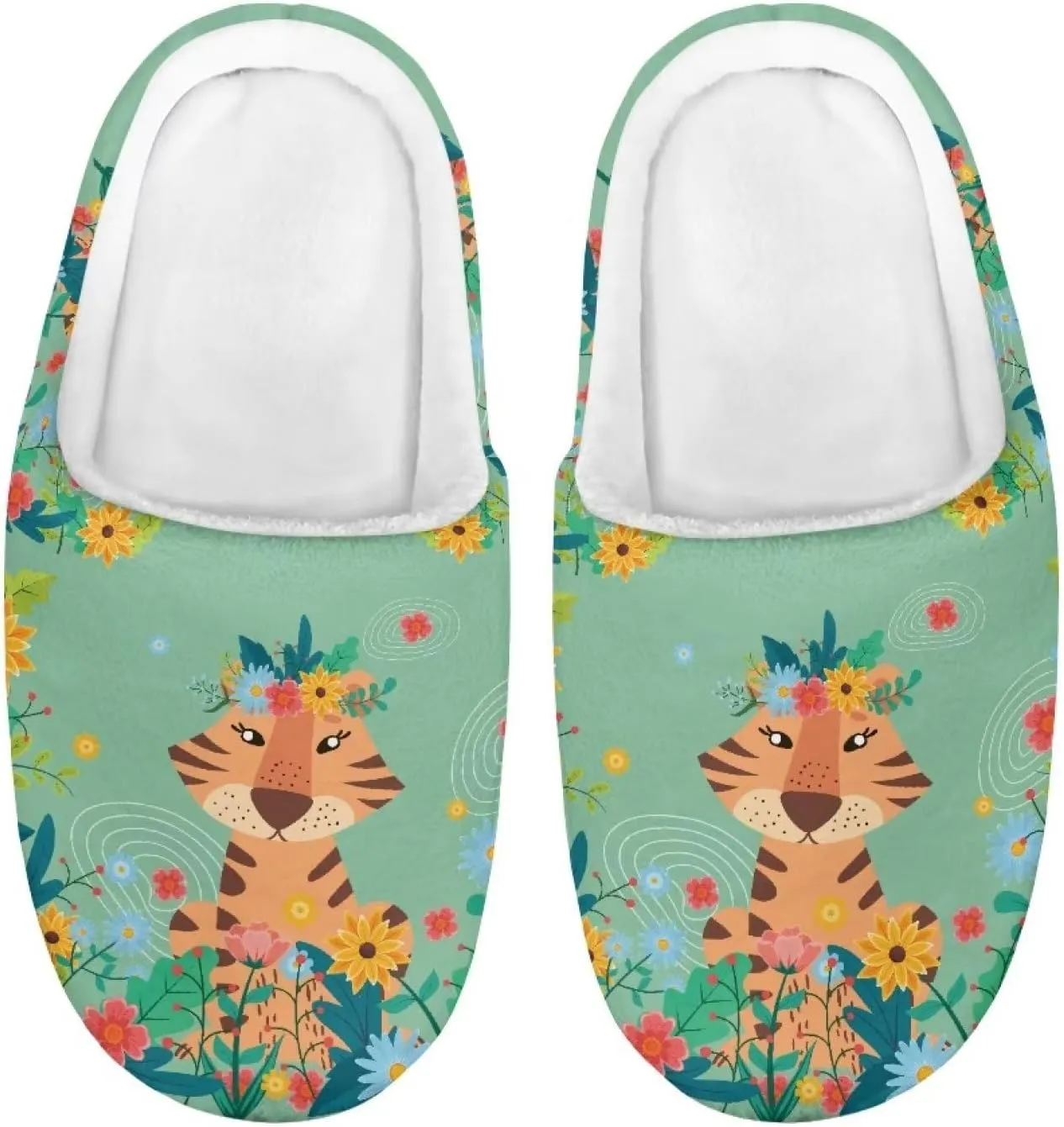 DISNIMO Boys Girls Toddler House Slippers,Kids Warm Slip On Home Slippers Cute Winter Nonslip Indoor Slippers