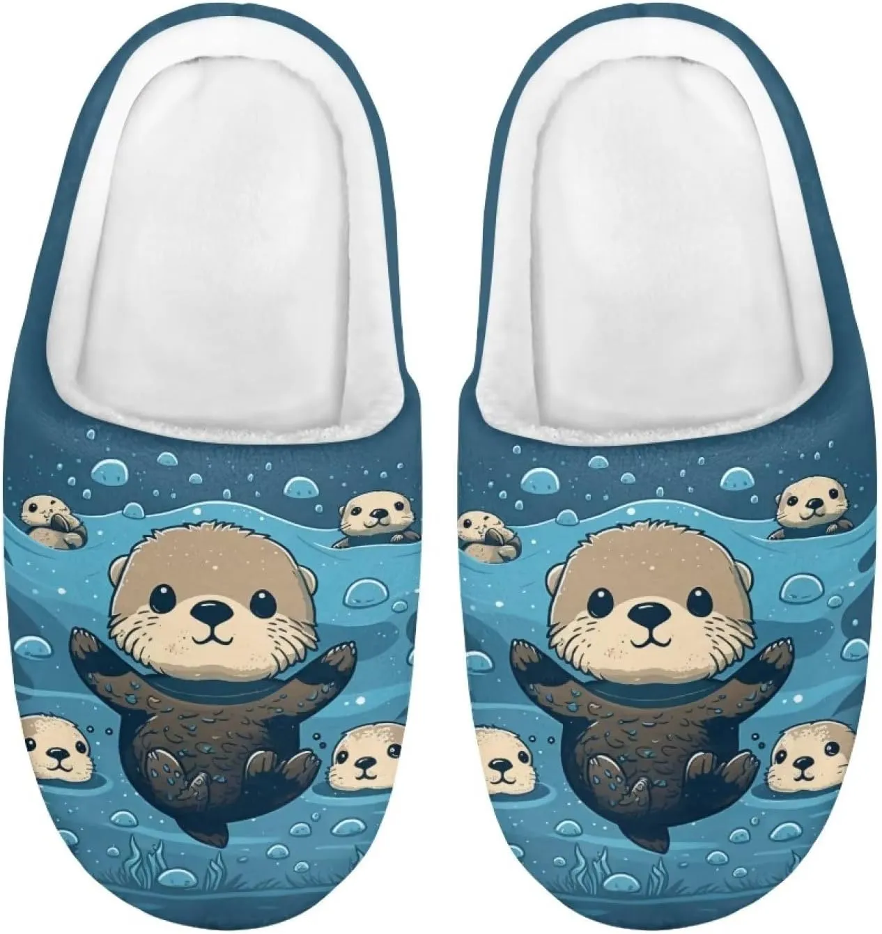 DISNIMO Kids Cozy Bedroom House Slippers with Fuzzy Plush Fleece Lining for Indoor Ourdoor Size 9-14.5