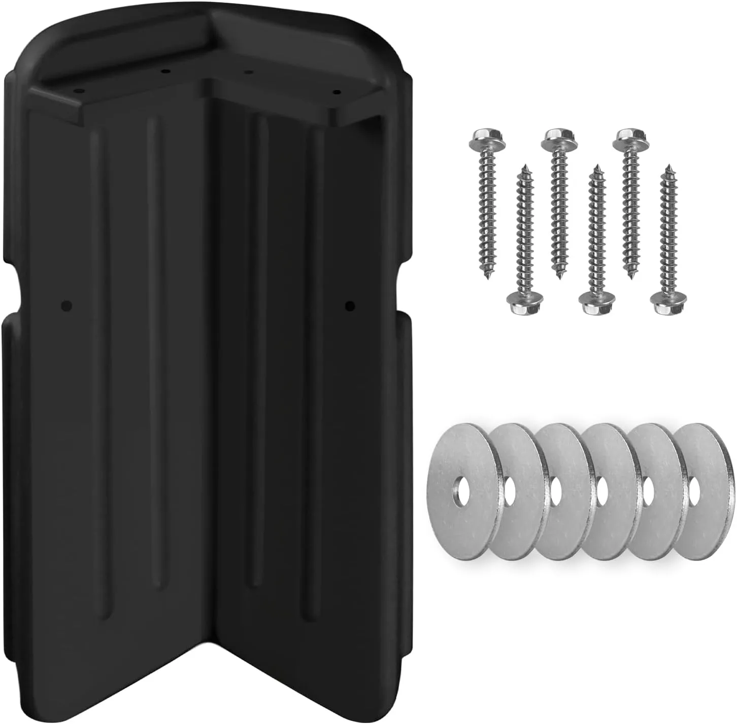 Dock Bumpers Dock Corner Bumper Fender Marine Boat Dock Bumpers for Edge Corner,Inflatable Dock Protection,Soft UV-Resistant Marine-Grade Vinyl,Stainless Steel Mounting Hardware Included,8"x16"
