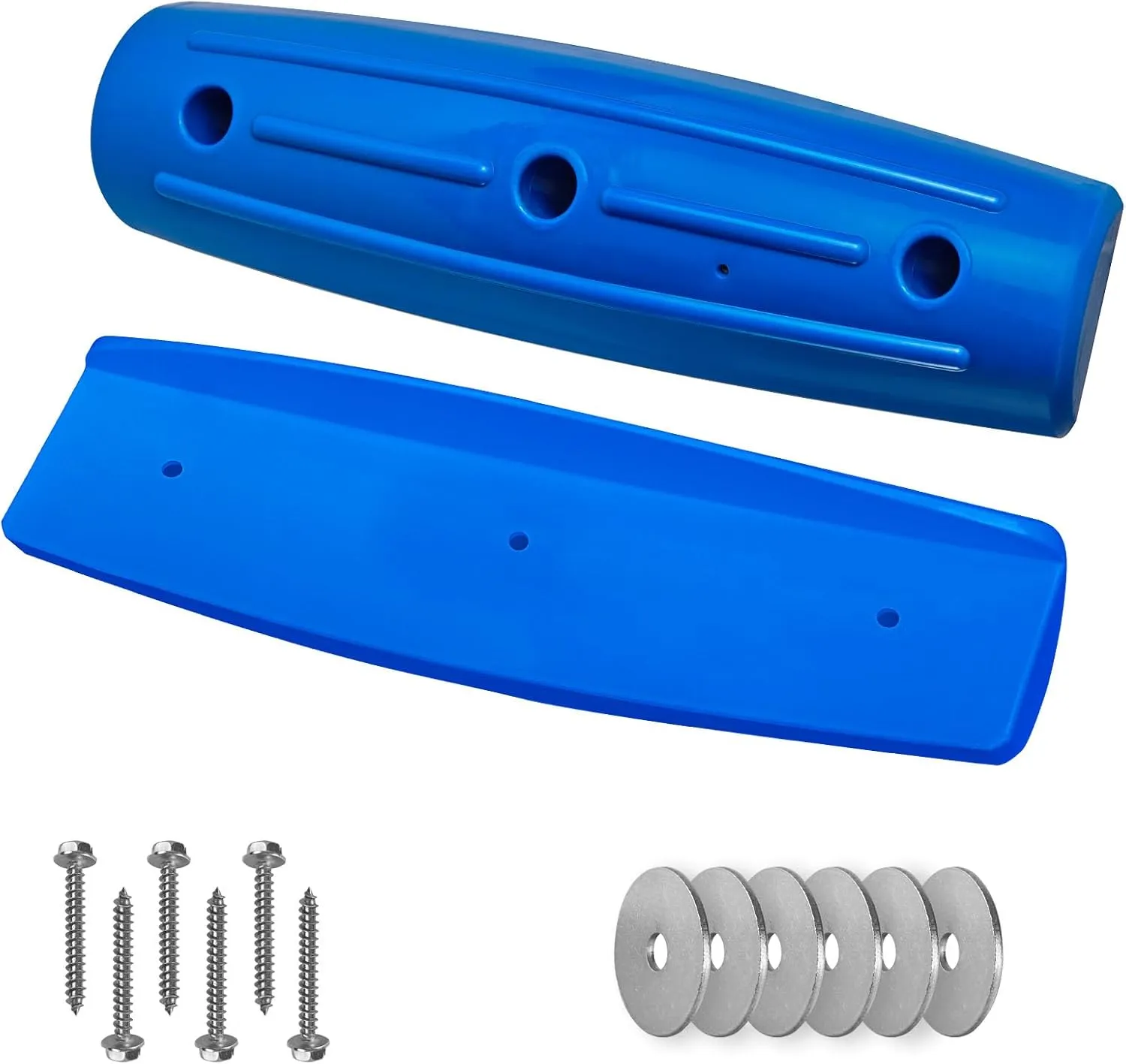 Dock Fender Bumpers, Boat Dock Bumpers Straight-Edge Marine Fenders Side Guard, Soft UV-Resistant Marine 17-Inch, Horizontal Protection,Inflatable