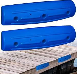 Dock Fender Bumpers, Boat Dock Bumpers Straight-Edge Marine Fenders Side Guard, Soft UV-Resistant Marine 17-Inch, Horizontal Protection,Inflatable