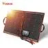 Dokio 110W（55Wx2PCS）柔性折叠式单体太阳能电池板100W，用于旅行、船和RV高品质便携式太阳能电池板  'Dokio 110W (55Wx2PCS) Flexible Foldble Mono Solar Panel 100W for Travel & Boat & RV High Quality Portable Solar Panel'