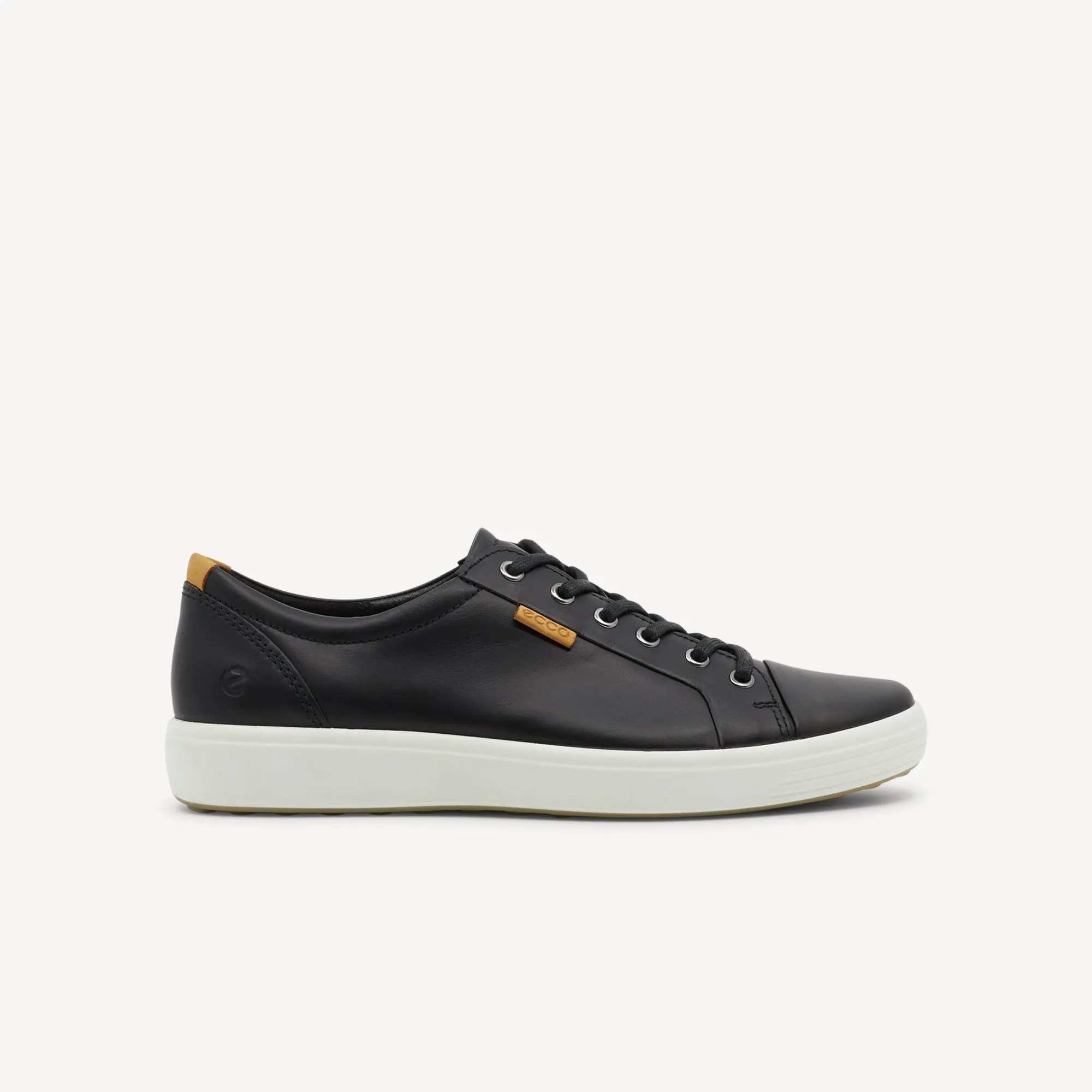 Ecco Soft 7 Black / White Mens