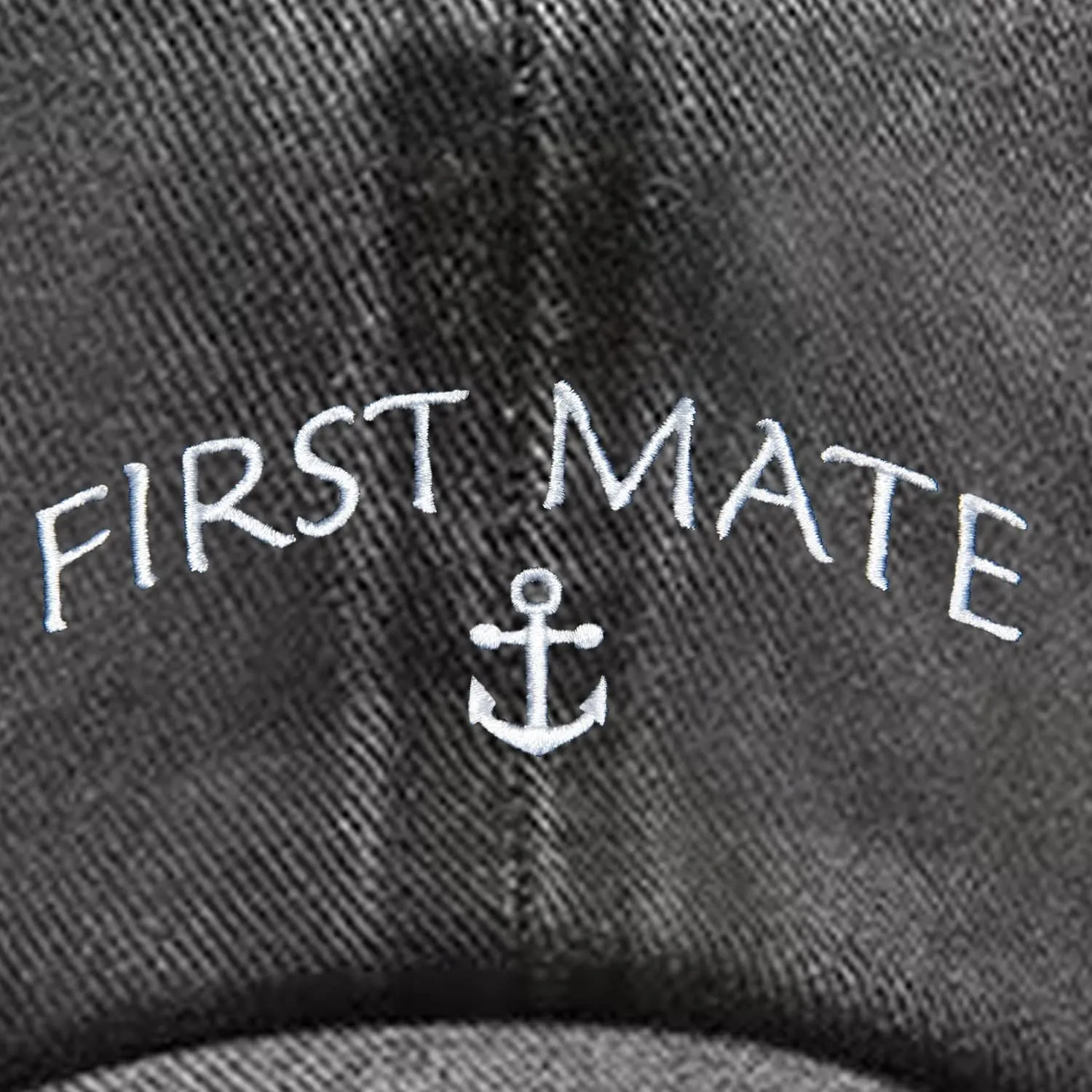 Embroidered Boat Captain Hat & First Mate Hat for Men Women Boating Marine Sailor Trucker Baseball Caps Nautical Gifts