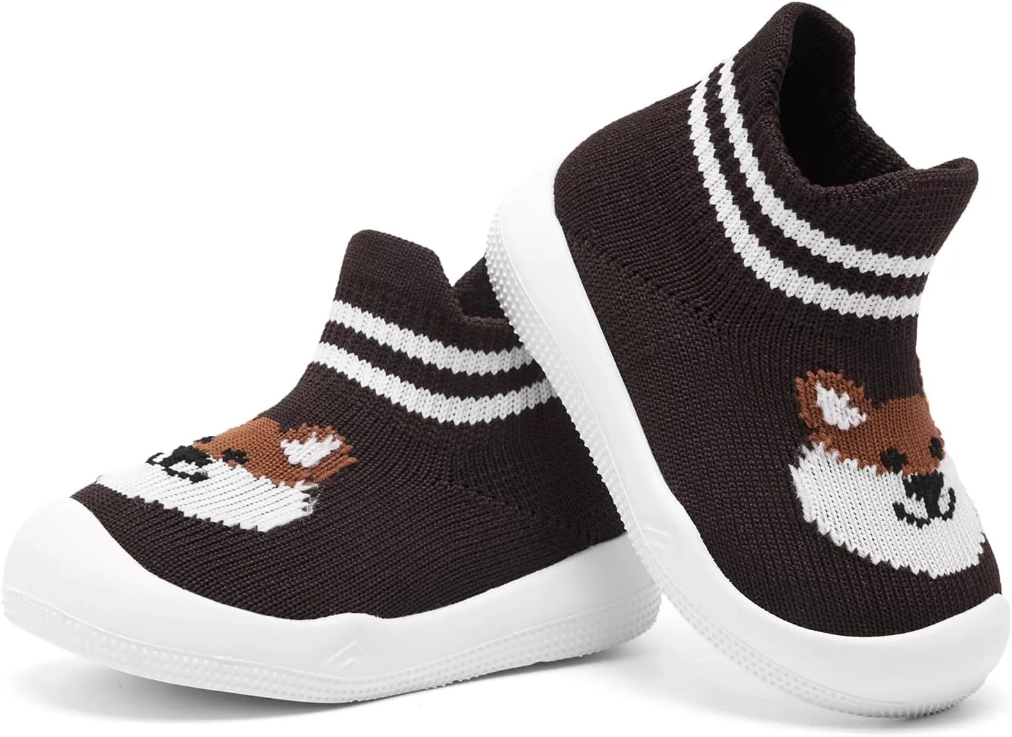 Engtoy Baby Sock Shoes Baby Walking Shoes Infant Non-Slip Breathable Slippers with Soft Rubber Sole Baby Boys Girls Slip On Sneakers
