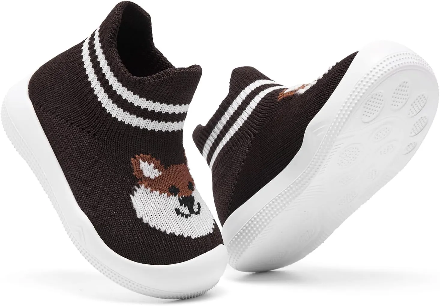 Engtoy Baby Sock Shoes Baby Walking Shoes Infant Non-Slip Breathable Slippers with Soft Rubber Sole Baby Boys Girls Slip On Sneakers