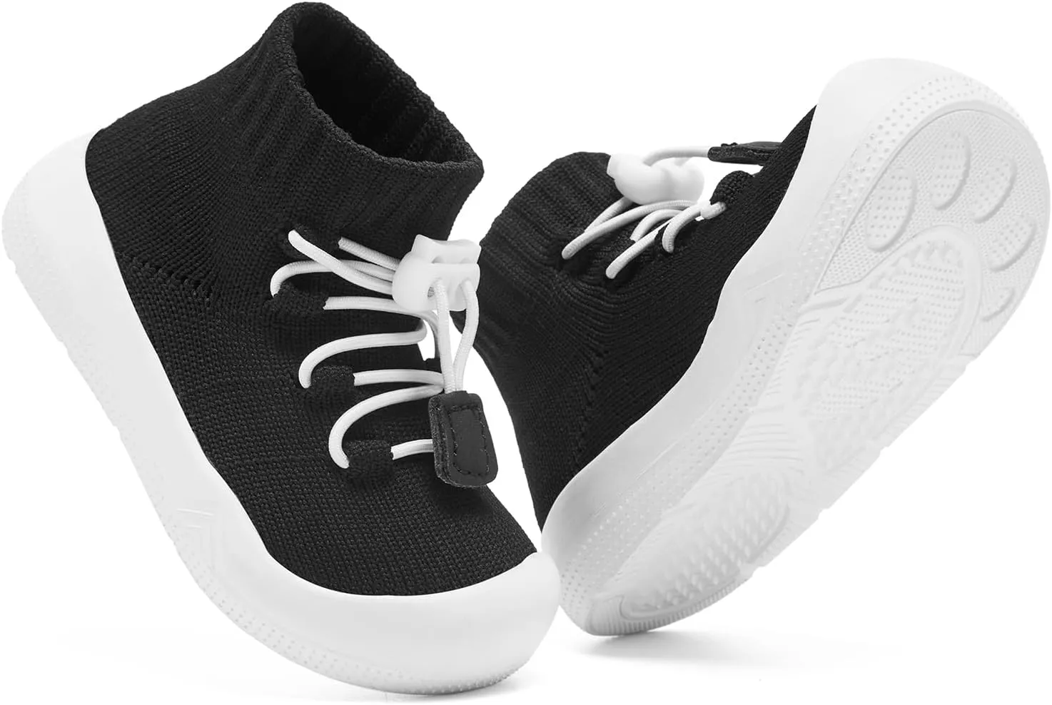 Engtoy Baby Sock Shoes Baby Walking Shoes Infant Non-Slip Lightweight Breathable Slippers with Soft Rubber Sole Slip On Sneakers