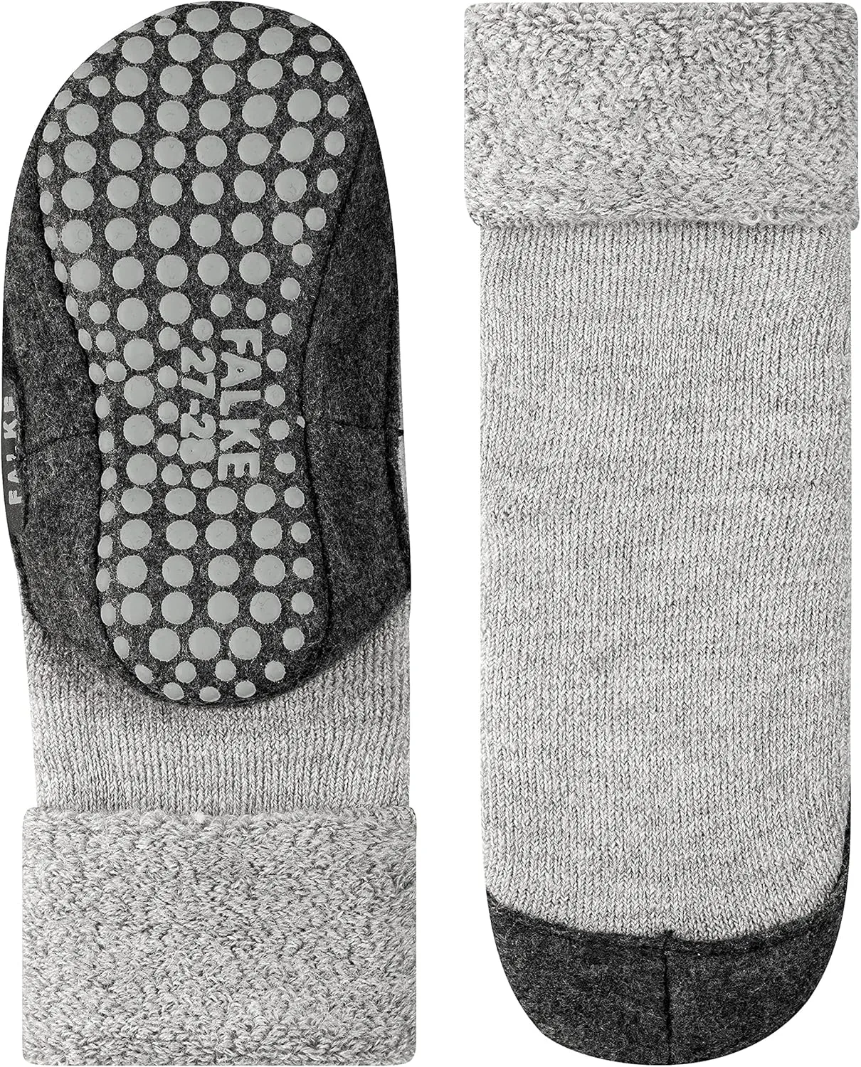 FALKE Unisex Kids Cosyshoe Slipper Socks, Merino Wool, Grips, 1 Pair