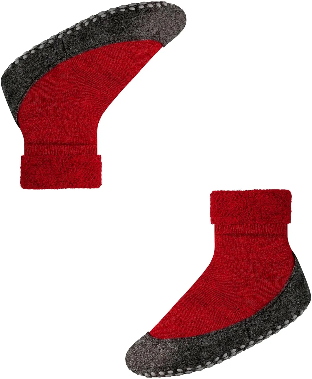 FALKE Unisex Kids Cosyshoe Slipper Socks, Merino Wool, Grips, 1 Pair