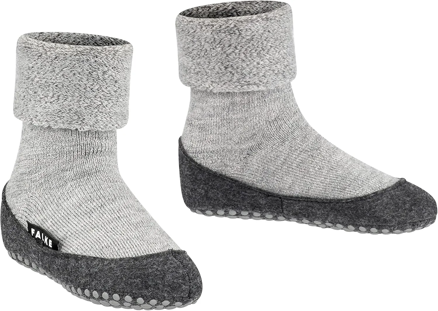 FALKE Unisex Kids Cosyshoe Slipper Socks, Merino Wool, Grips, 1 Pair