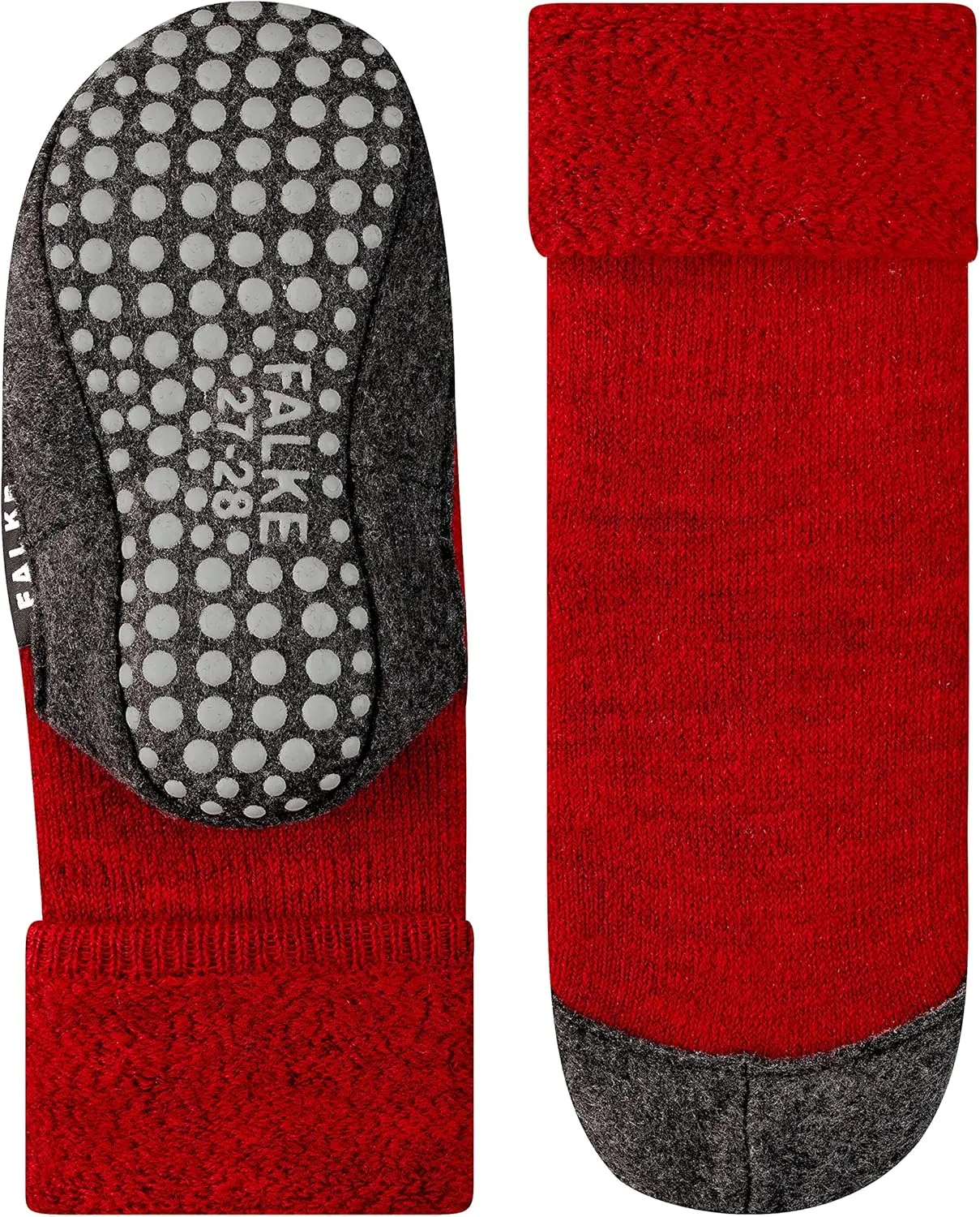 FALKE Unisex Kids Cosyshoe Slipper Socks, Merino Wool, Grips, 1 Pair