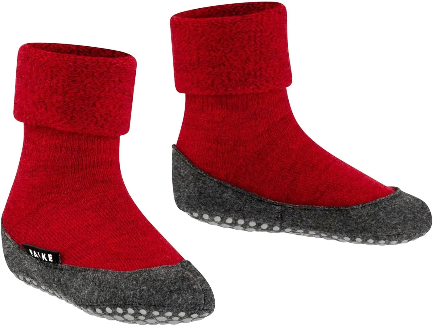 FALKE Unisex Kids Cosyshoe Slipper Socks, Merino Wool, Grips, 1 Pair