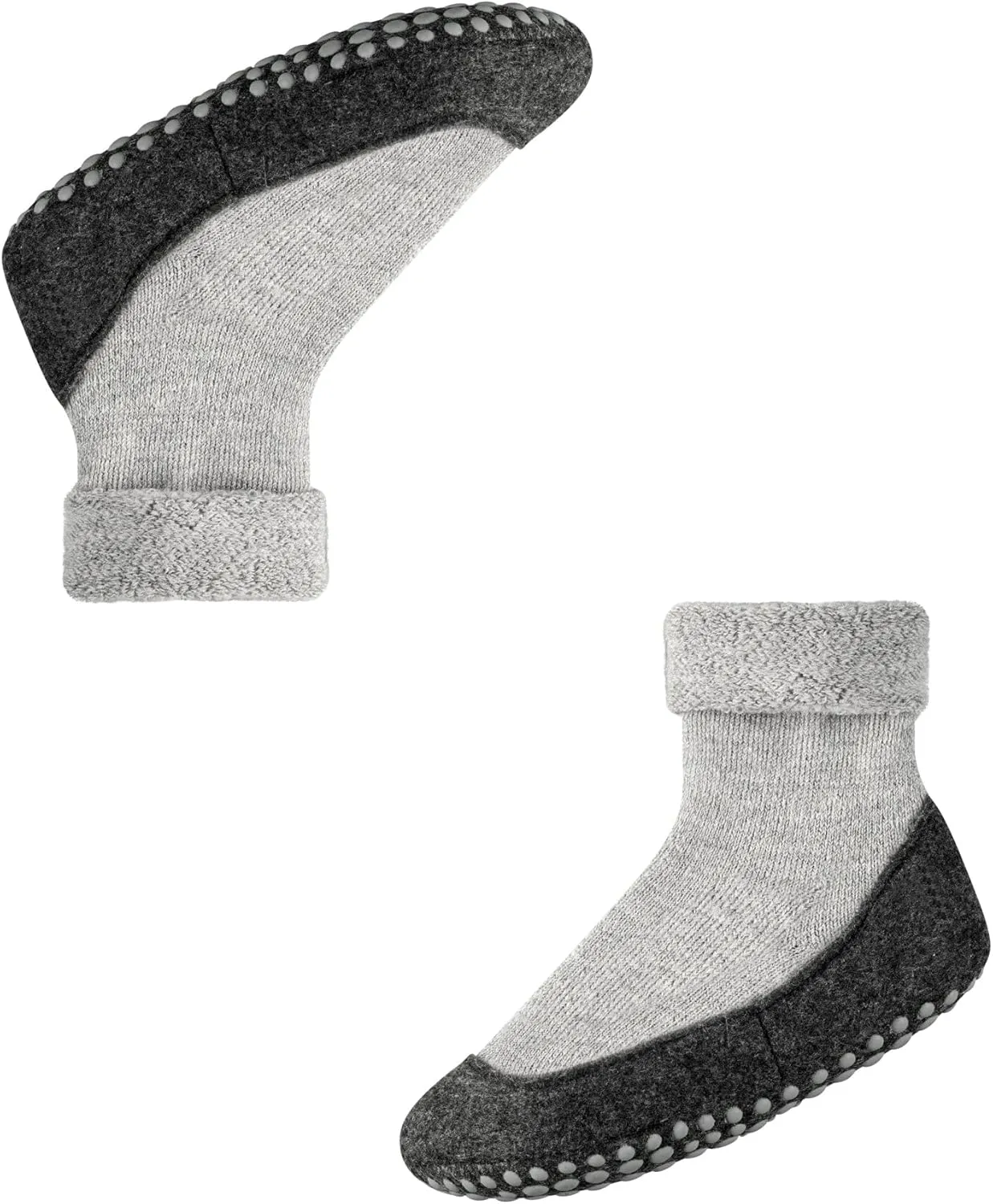 FALKE Unisex Kids Cosyshoe Slipper Socks, Merino Wool, Grips, 1 Pair