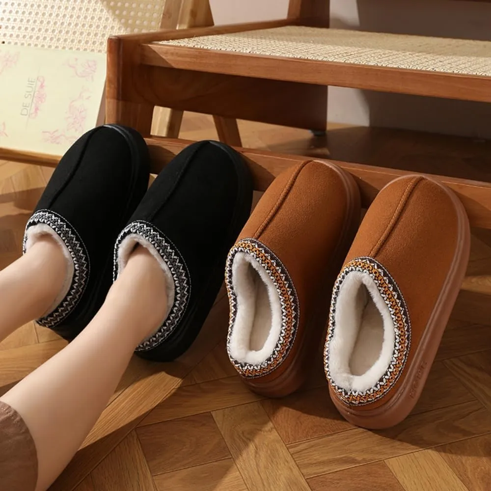 FAYUEKEY Womens Fuzzy Slippers Memory Foam House Bedroom Fluffy Trendy Gift Cloud Shoes