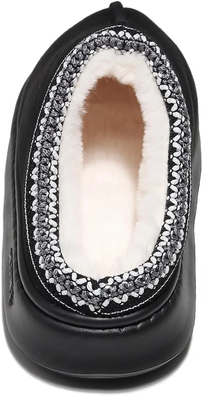 FAYUEKEY Womens Fuzzy Slippers Memory Foam House Bedroom Fluffy Trendy Gift Cloud Shoes