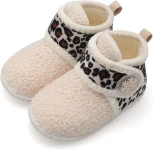FEETCITY Baby Booties Girls Boys Infant Slippers First Walkers Shoes Warm Socks Newborn Crib Shoes