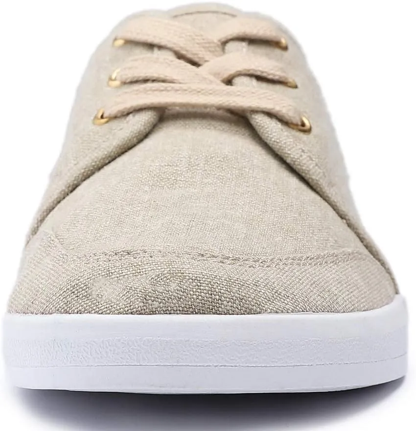 FEVERSOLE Comfort Women's Slip-On Lightweight Walking Shoes Casual Outfits Canvas Breathable Soft Loafers