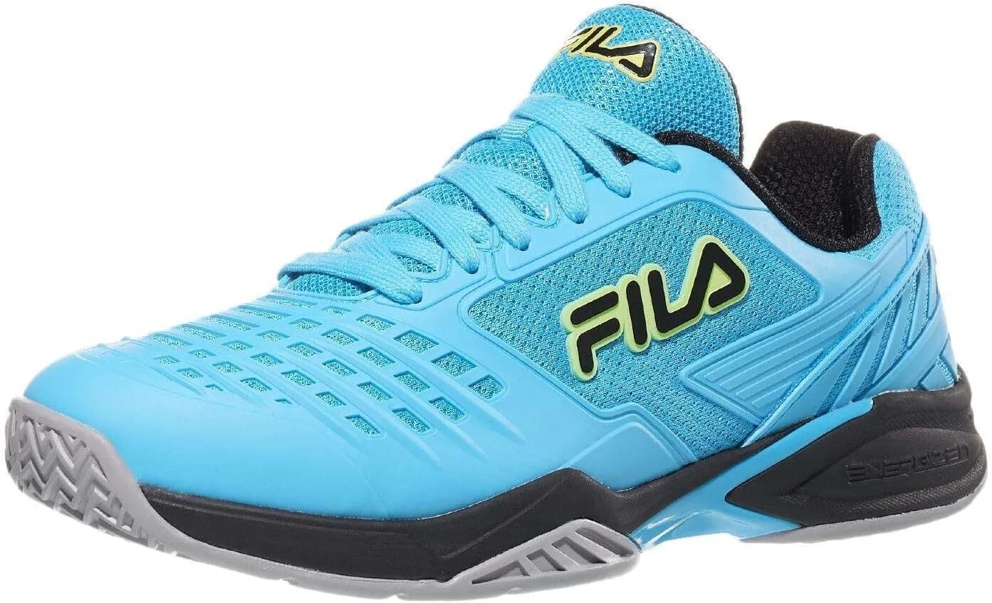 Fila Axilus 2 Energized Mens Tennis Shoe Hawaiian Ocean/Silver Sconce/Black (US Footwear Size System, Adult, Men, Numeric, Medium, 13)