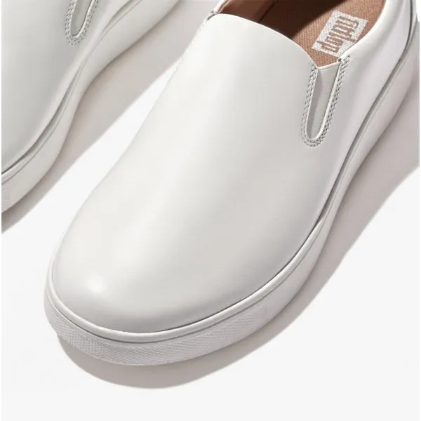 FitFlop RALLY SLIP-ON SKATE Womens Slip-On Trainers Urban White