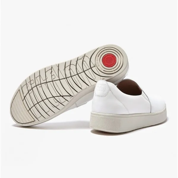 FitFlop RALLY SLIP-ON SKATE Womens Slip-On Trainers Urban White