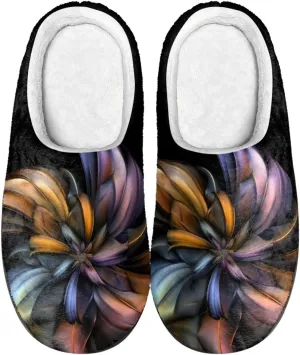 Flashideas Slippers for Women Men Soft Fluffy Warm Home Non-Slip Couple Style Casual Slippers