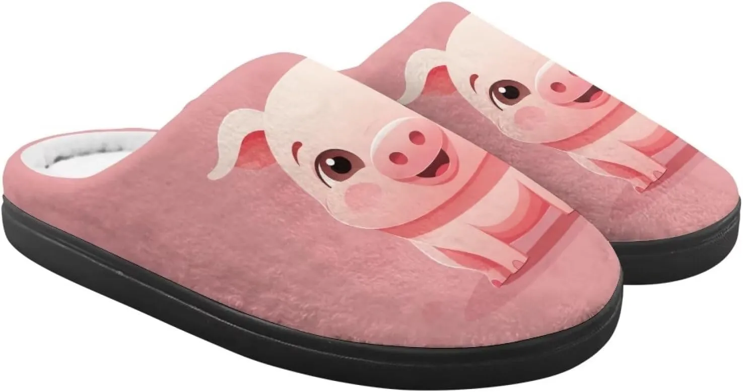 Flashideas Toddler Slippers Kids Fur Lined Warm Slip On Home Slippers Soft Plush Slippers