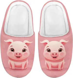 Flashideas Toddler Slippers Kids Fur Lined Warm Slip On Home Slippers Soft Plush Slippers