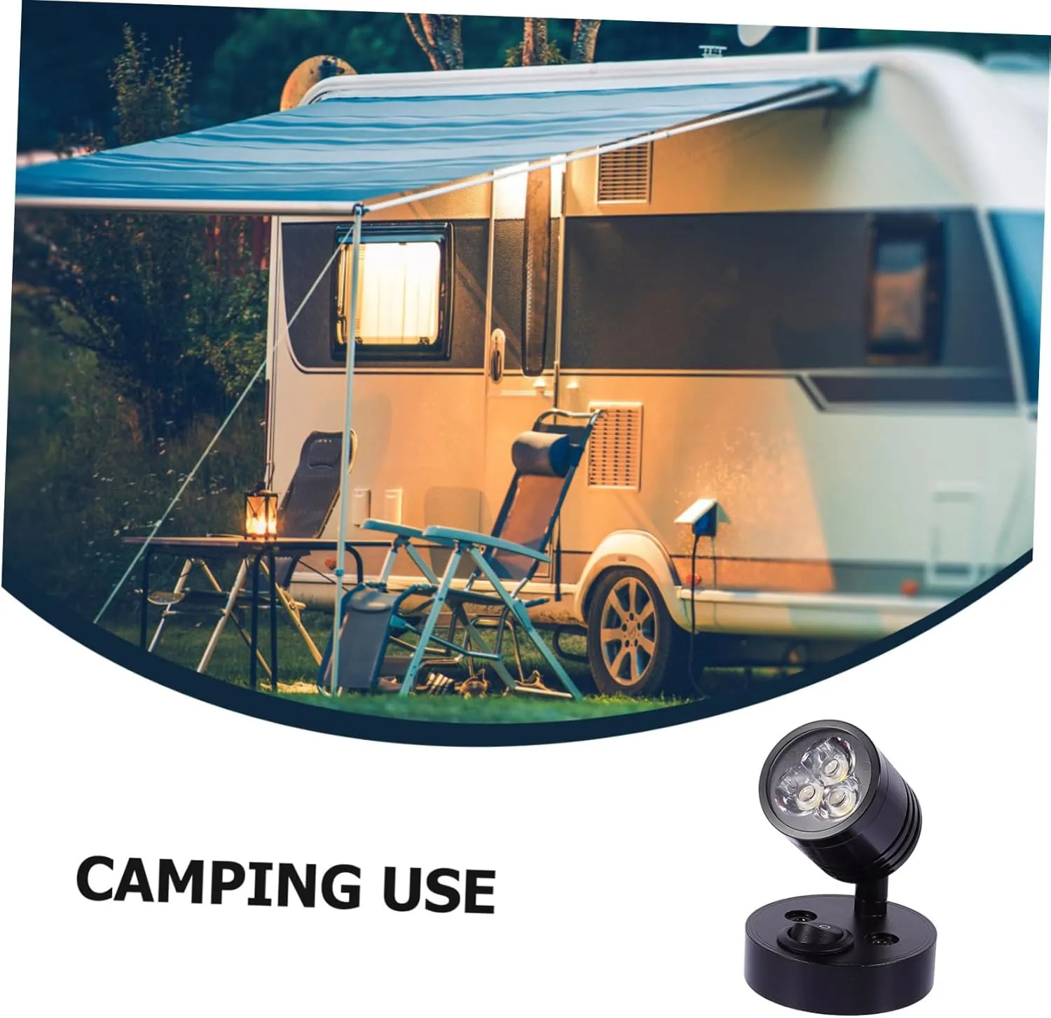 Flexible Rv Ceiling Light Led Boat Yacht Lamp Rv Suction Light 12v Design