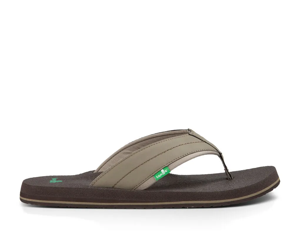 Flip-Flop 2 Rounded Sandal Brindle Open Cozy Sanuk Summer Slip Customizable Toe Beer On Chic