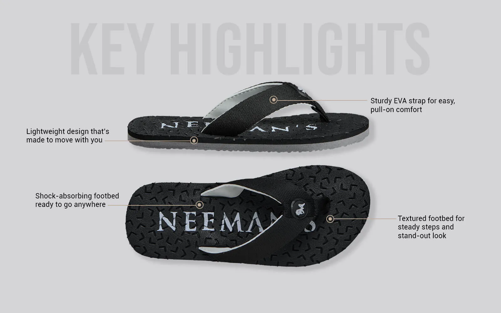 Float Ease Flips : Black