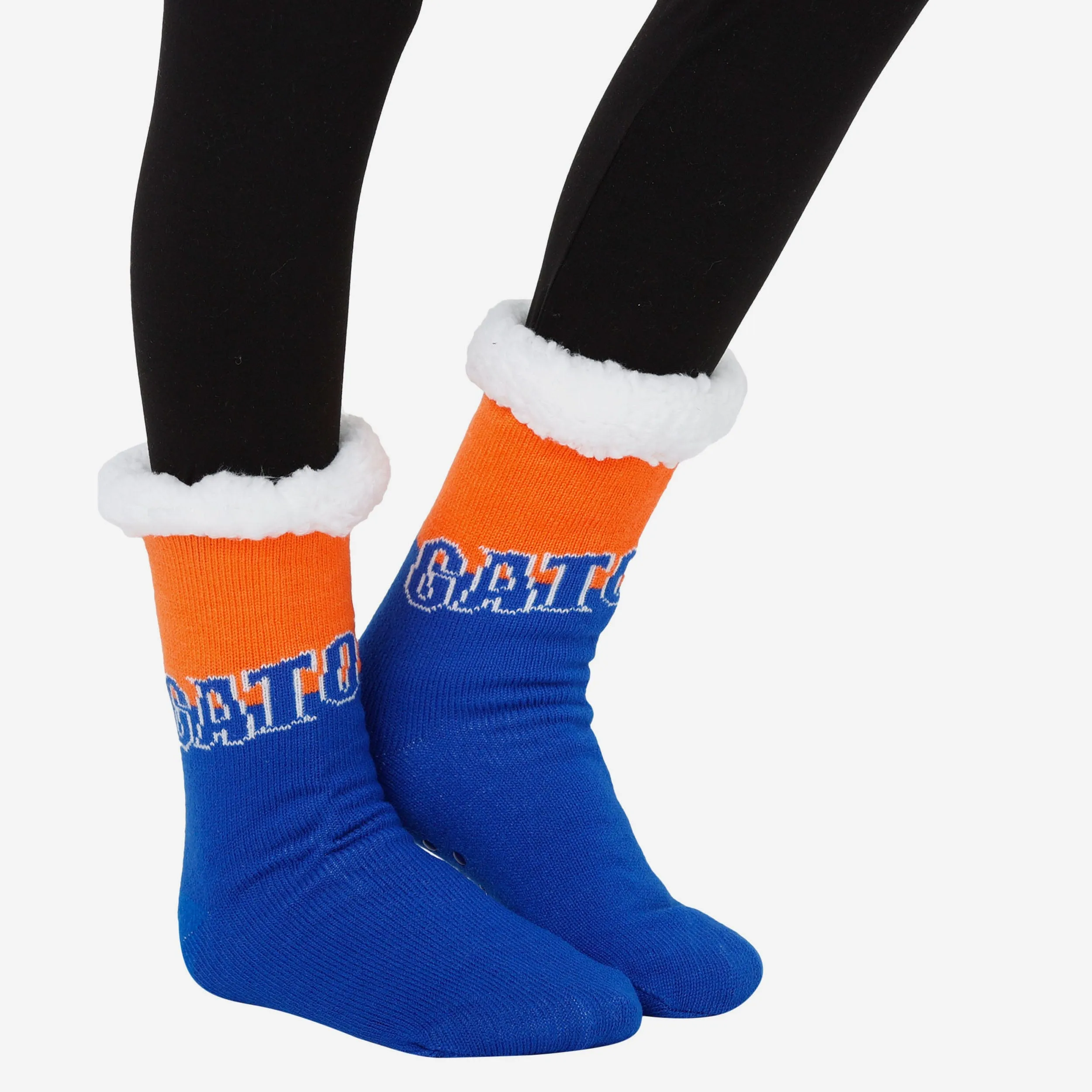 Florida Gators Womens Fan Footy 3 Pack Slipper Socks