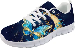 Forchrinse Shining Scales Print Women's Running Shoes Lightweight Comfortable Athletic Tennis Walking Sneaker
