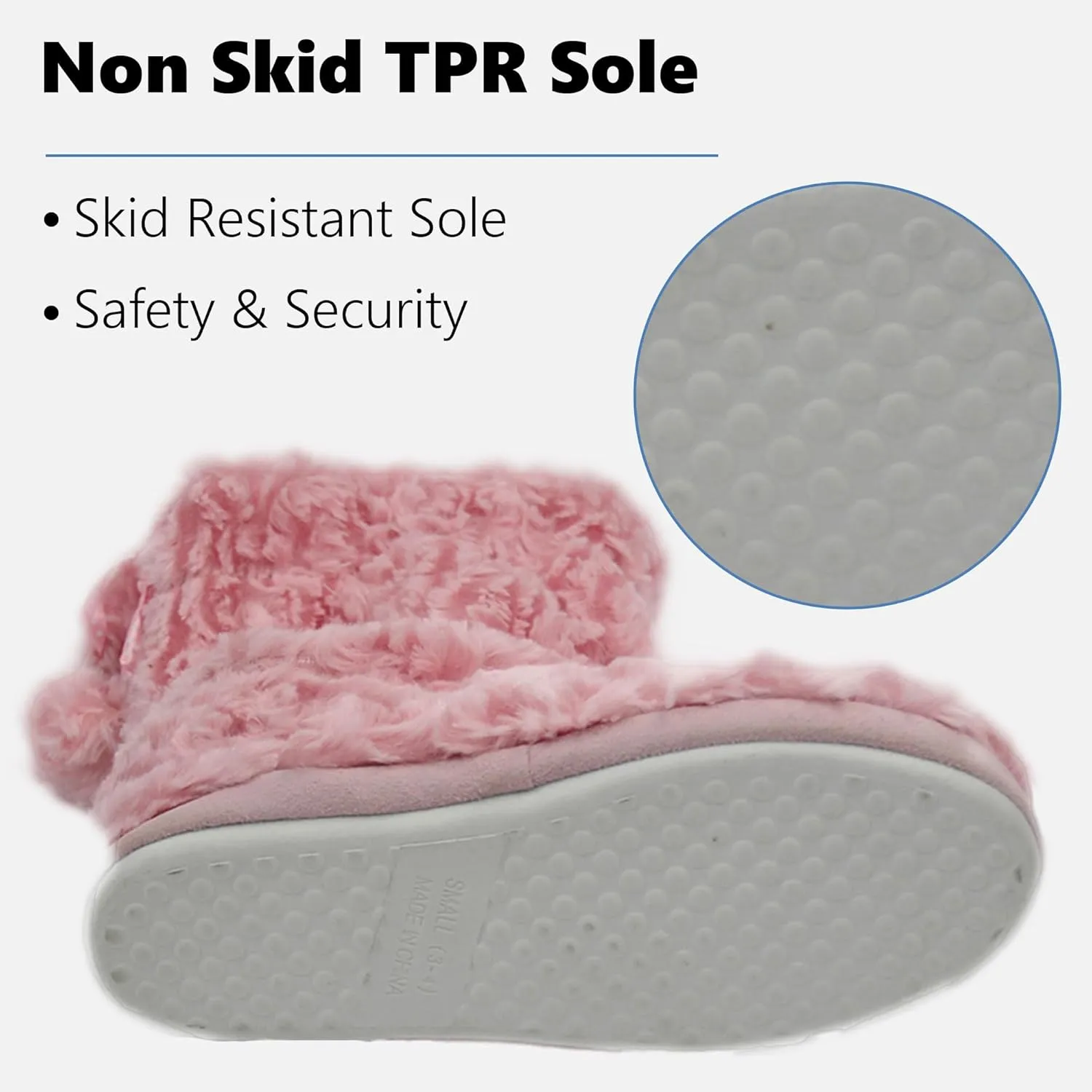 Forfoot Slipper Boots for Women, Cozy Fleece Non Slip Indoor House Shoes
