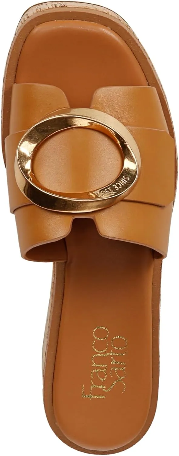 Franco Sarto Women's Hoda Cork Platform Slide Sandals