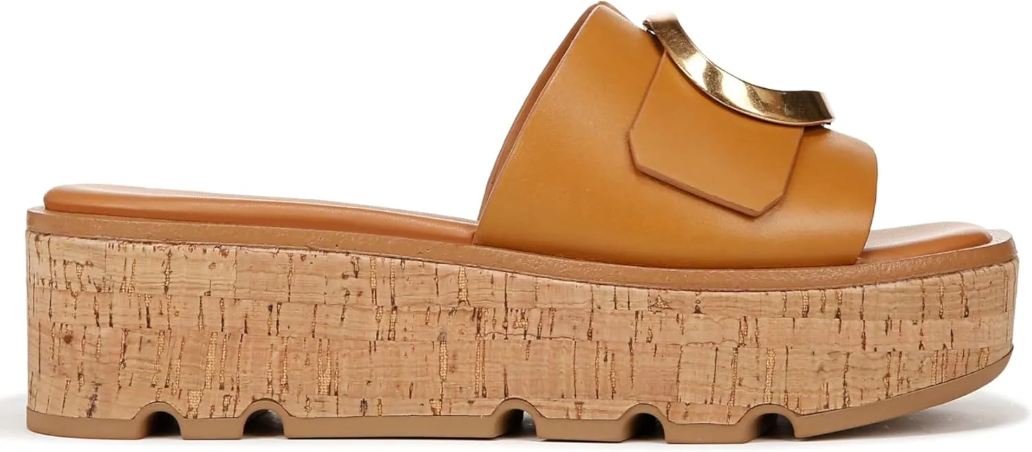 Franco Sarto Women's Hoda Cork Platform Slide Sandals