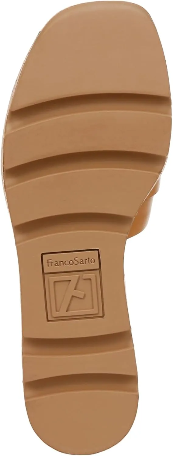 Franco Sarto Women's Hoda Cork Platform Slide Sandals