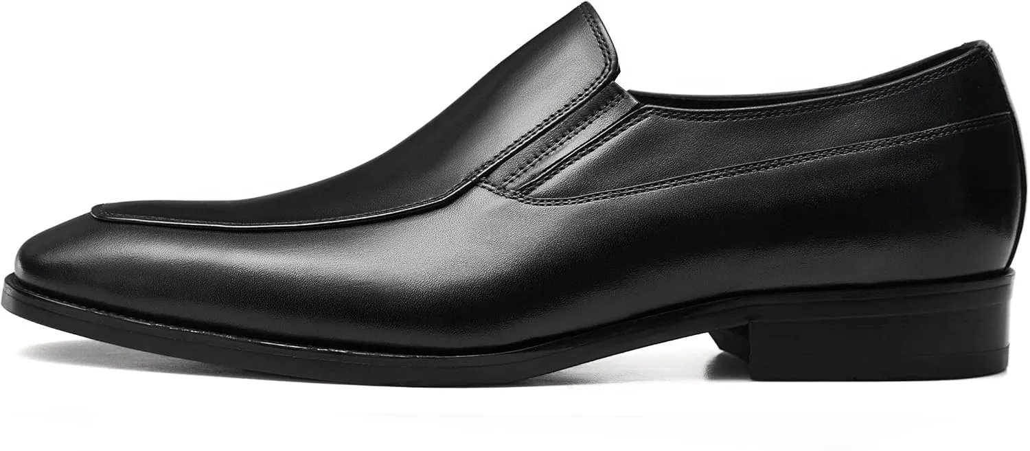 FRASOICUS Mens Dress Shoes Slip-on Loafers Leather Shoes for Men