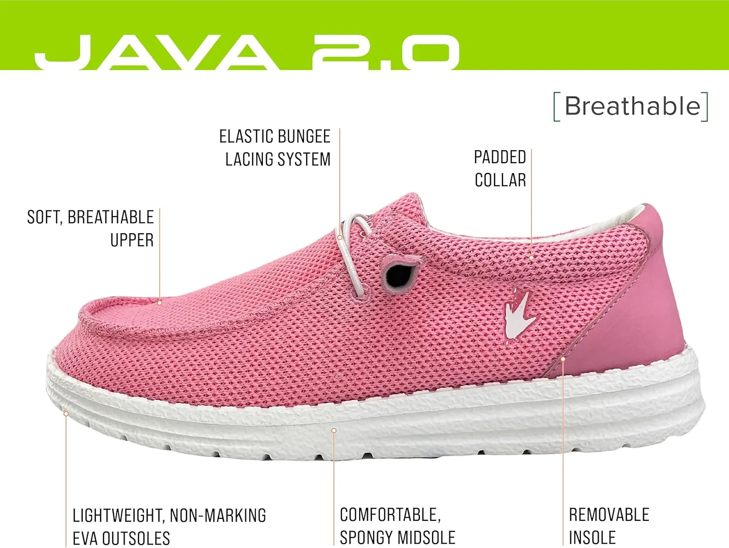 FROGG TOGGS Footwear Women's Java Casual Waterproof Shoe