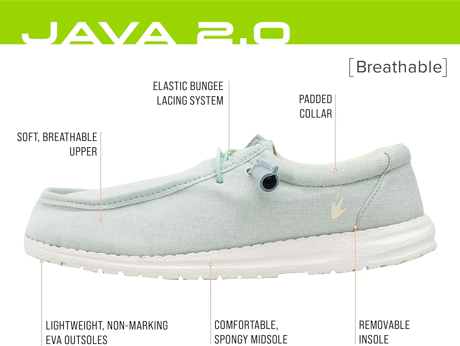 FROGG TOGGS Footwear Women's Java Casual Waterproof Shoe