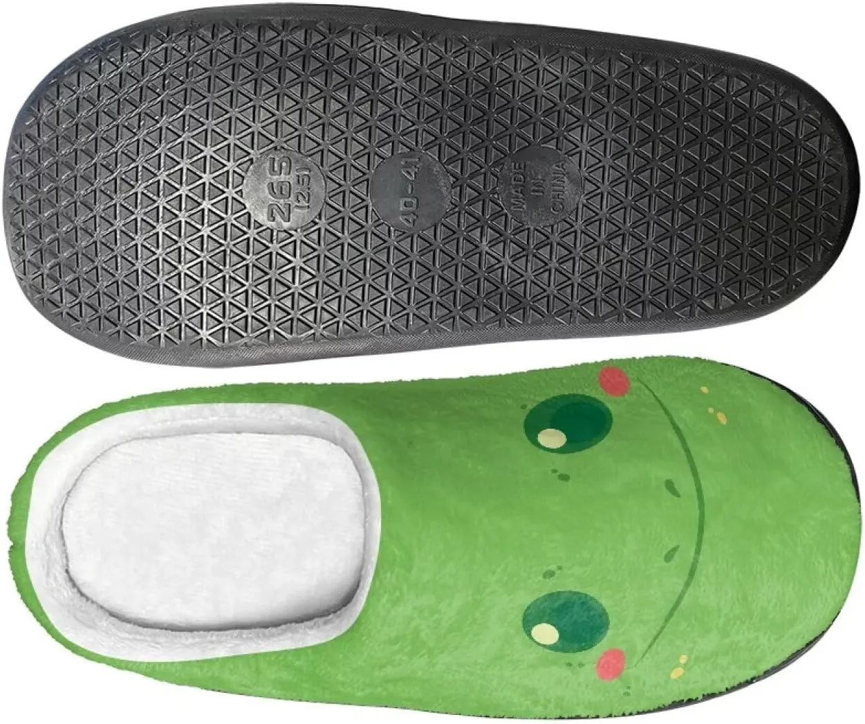 Fuzzy Memory Foam Cozy Slippers for Womem Indoor Home Womens Slip On House Shoes with Rubber Soles Size 4-12