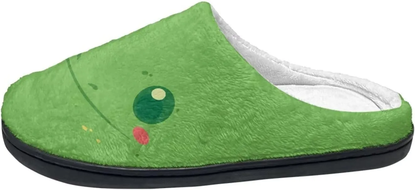 Fuzzy Memory Foam Cozy Slippers for Womem Indoor Home Womens Slip On House Shoes with Rubber Soles Size 4-12