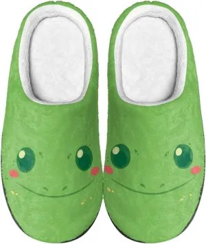 Fuzzy Memory Foam Cozy Slippers for Womem Indoor Home Womens Slip On House Shoes with Rubber Soles Size 4-12