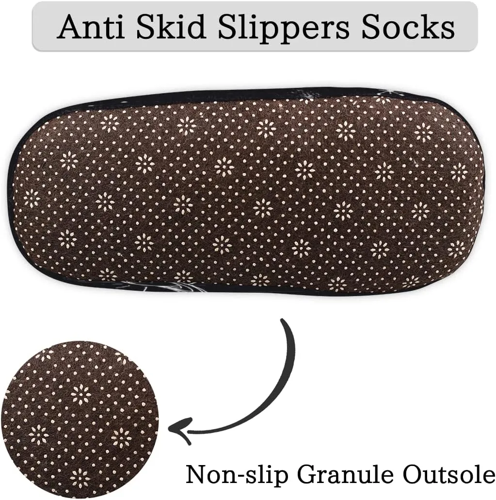 Galaxy Planet Women Closed Back House Slippers, Cosmic Planet Womens Mens Winter Indoor Slippers, Soft Cozy Warm Fuzzy Memory Foam Anti-Slip Slippers
