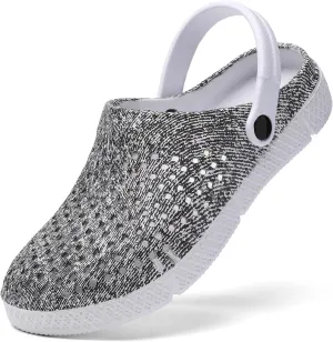 Garden Clogs for Women, Women's Slip On Garden Shoes Pool Beach Shower Slides Indoor Outdoor Walking Slippers