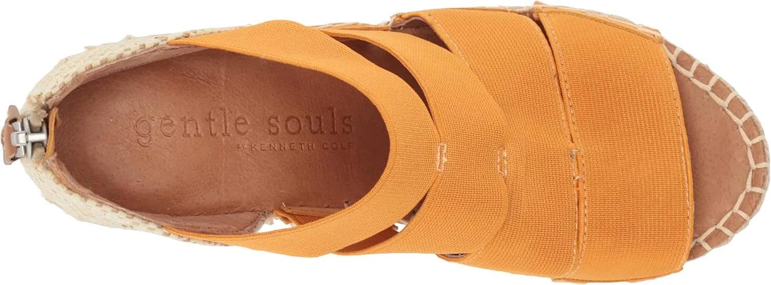 Gentle Souls by Kenneth Cole Women's Charli Four Elastic Heeled Sandal