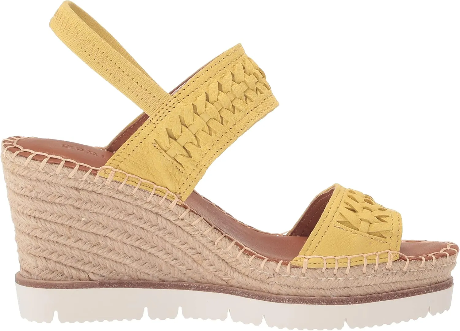Gentle Souls by Kenneth Cole Women's Elyssa Two-Band Braid Wedge Sandal